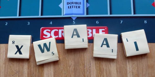 Five sample letters flipped