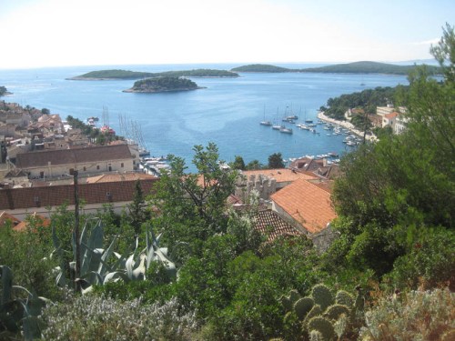 View from Hvar Island, Croatia