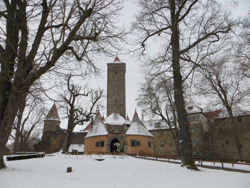 Rothenburg in the snow