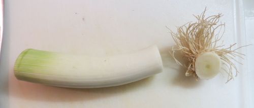 Leek, trimmed