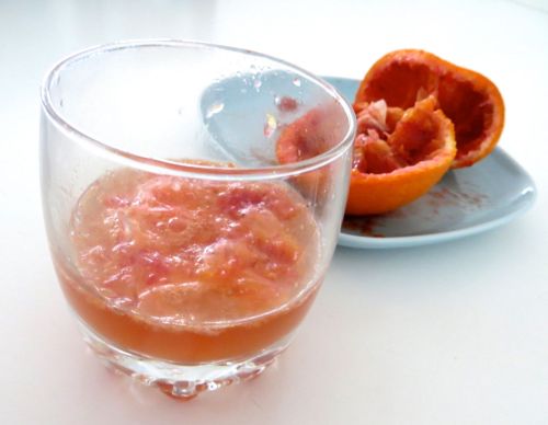 Blood orange ginger ale